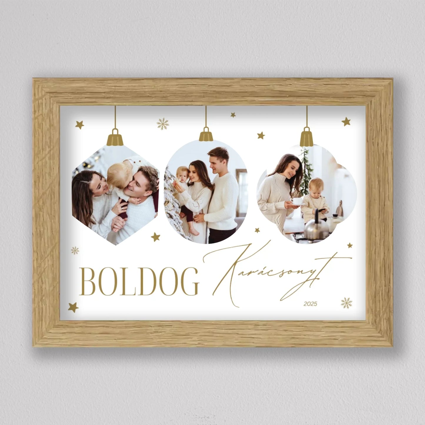 Ünnepi Ragyogás – 3 Képes Karácsonyi Kollázs