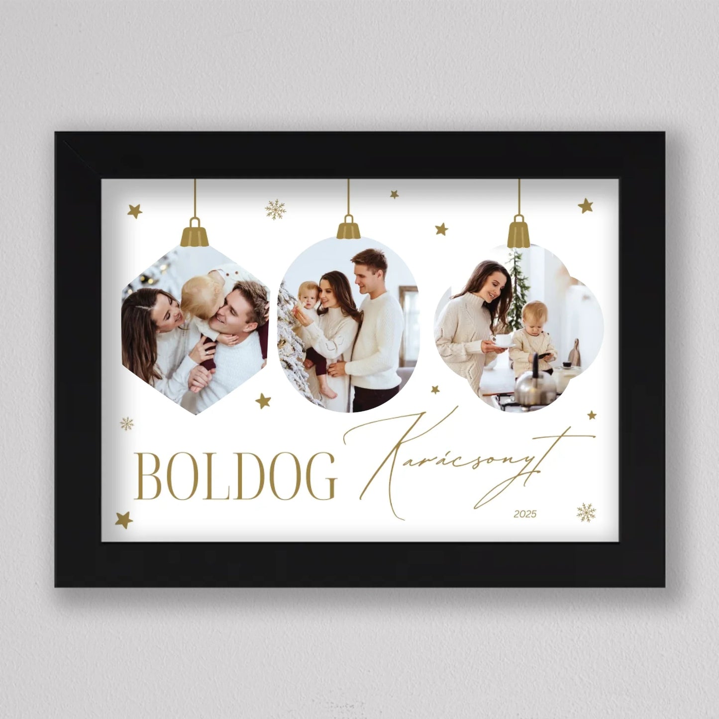 Ünnepi Ragyogás – 3 Képes Karácsonyi Kollázs