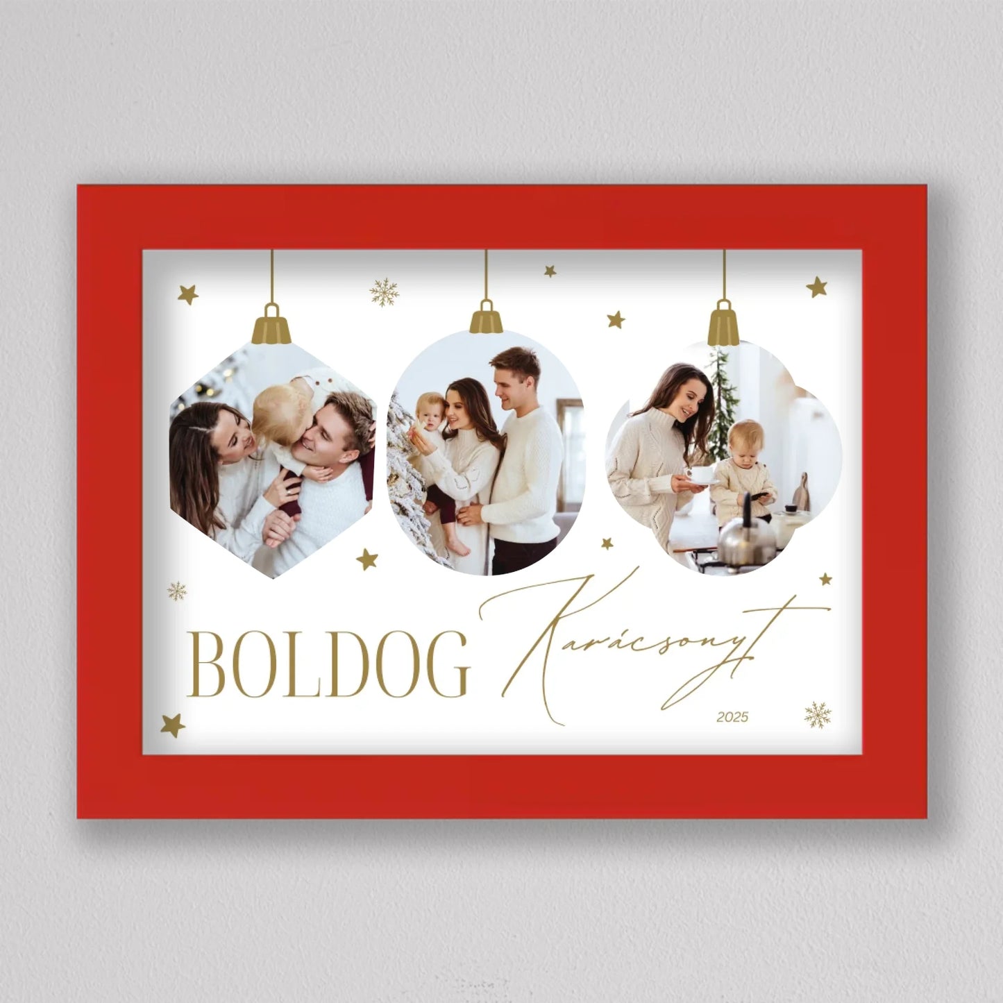 Ünnepi Ragyogás – 3 Képes Karácsonyi Kollázs