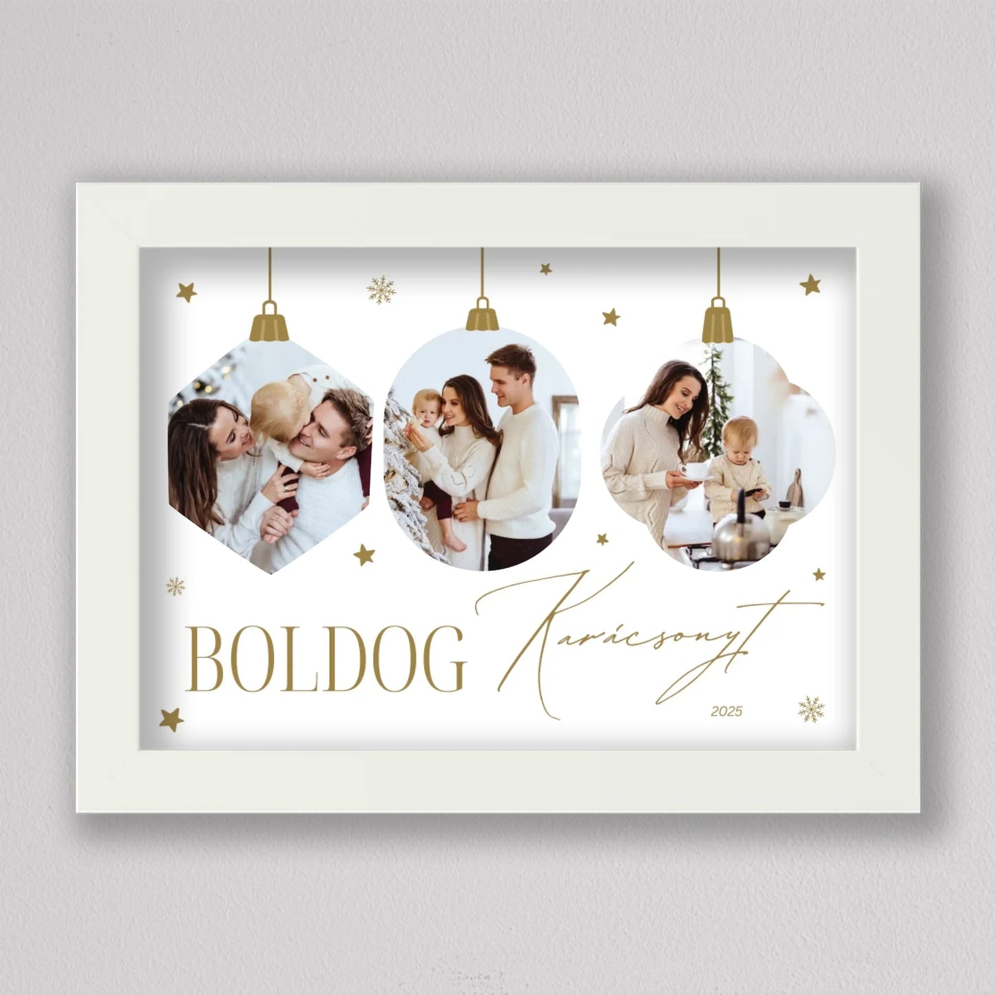 Ünnepi Ragyogás – 3 Képes Karácsonyi Kollázs