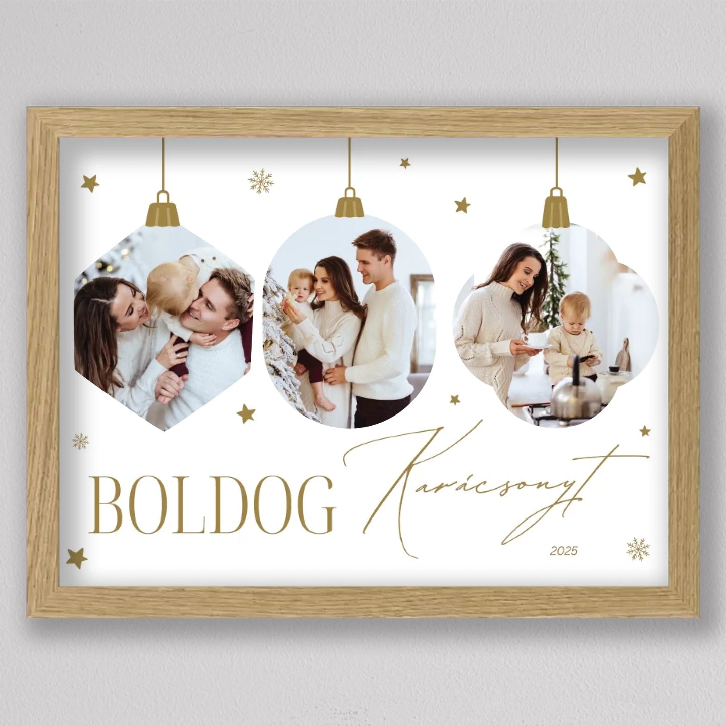 Ünnepi Ragyogás – 3 Képes Karácsonyi Kollázs