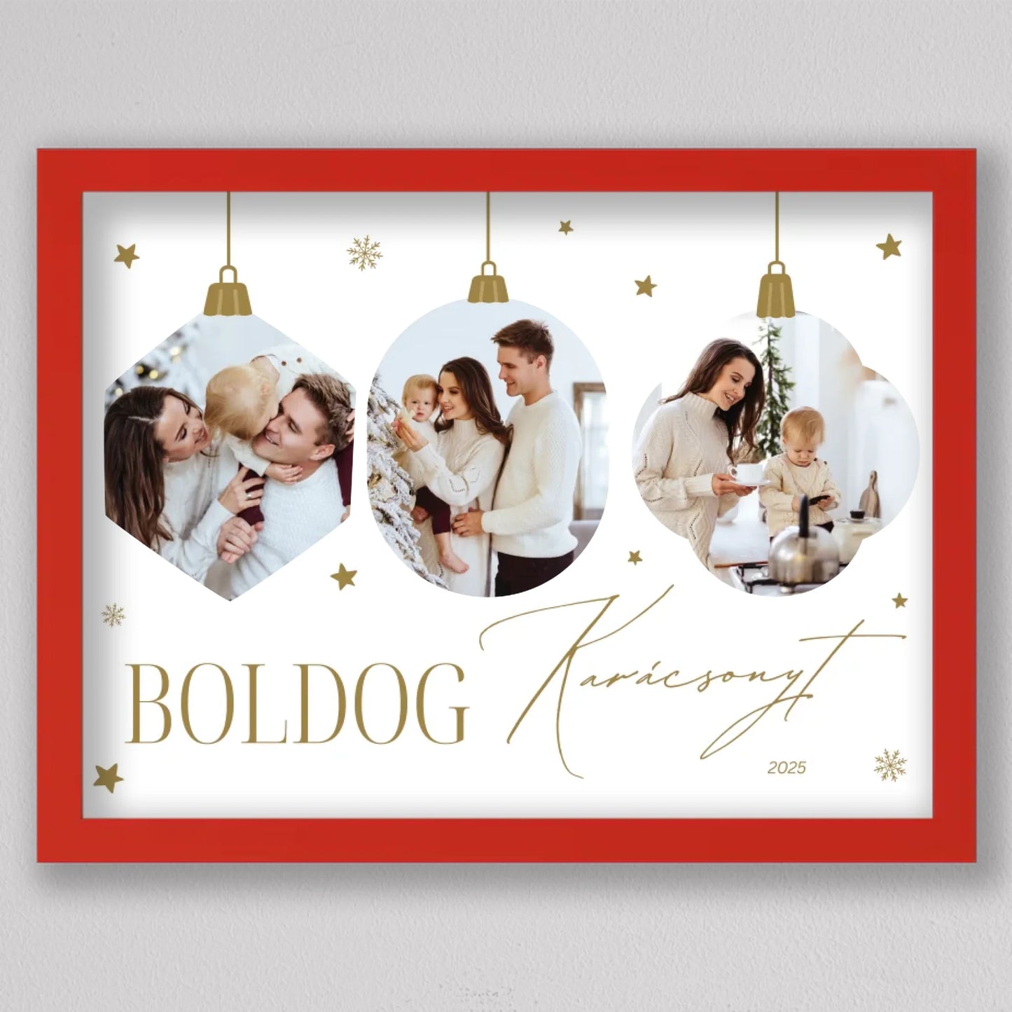 Ünnepi Ragyogás – 3 Képes Karácsonyi Kollázs