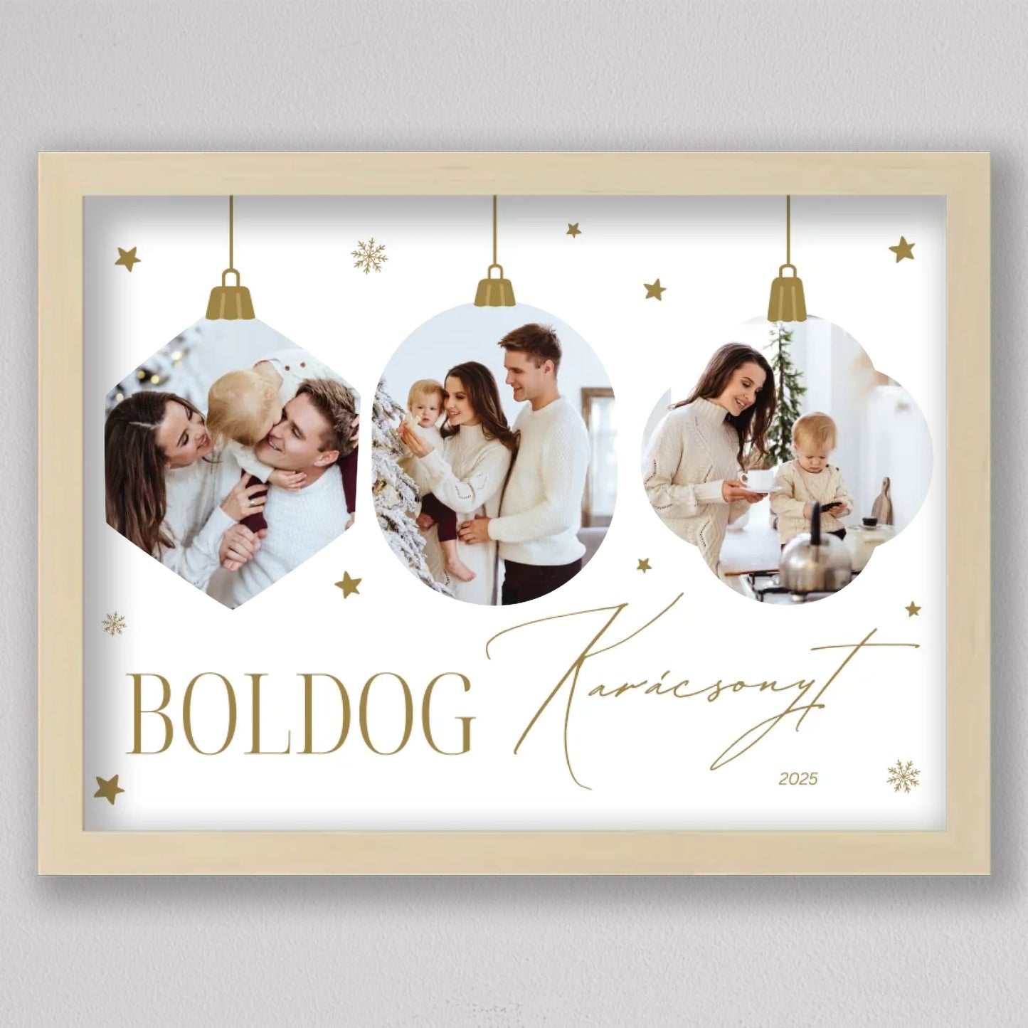 Ünnepi Ragyogás – 3 Képes Karácsonyi Kollázs