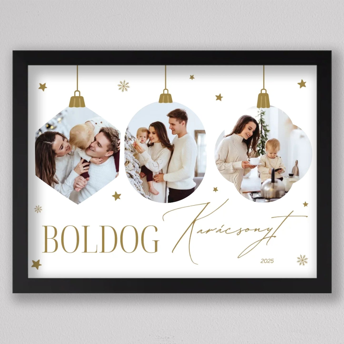 Ünnepi Ragyogás – 3 Képes Karácsonyi Kollázs