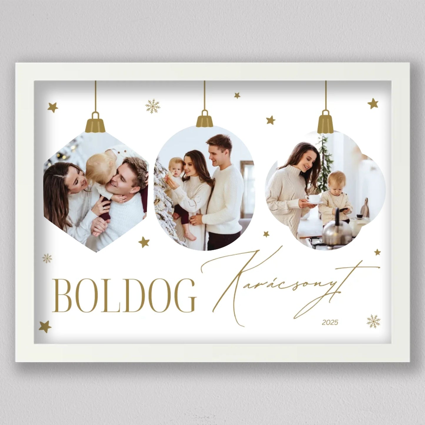 Ünnepi Ragyogás – 3 Képes Karácsonyi Kollázs