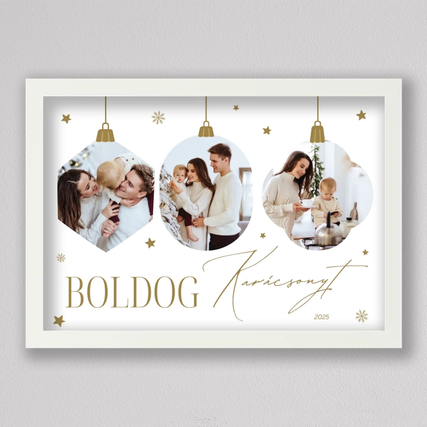 Ünnepi Ragyogás – 3 Képes Karácsonyi Kollázs