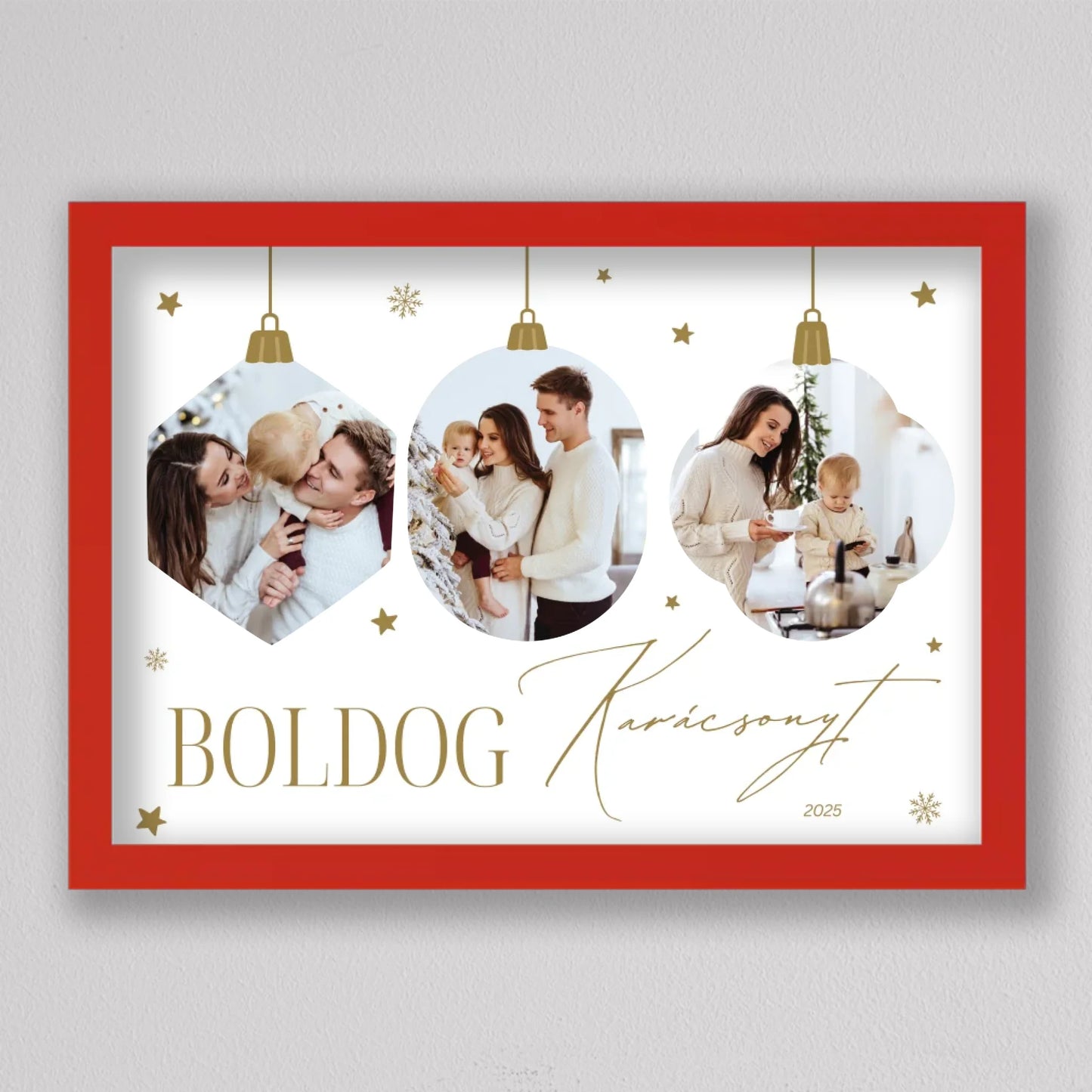 Ünnepi Ragyogás – 3 Képes Karácsonyi Kollázs