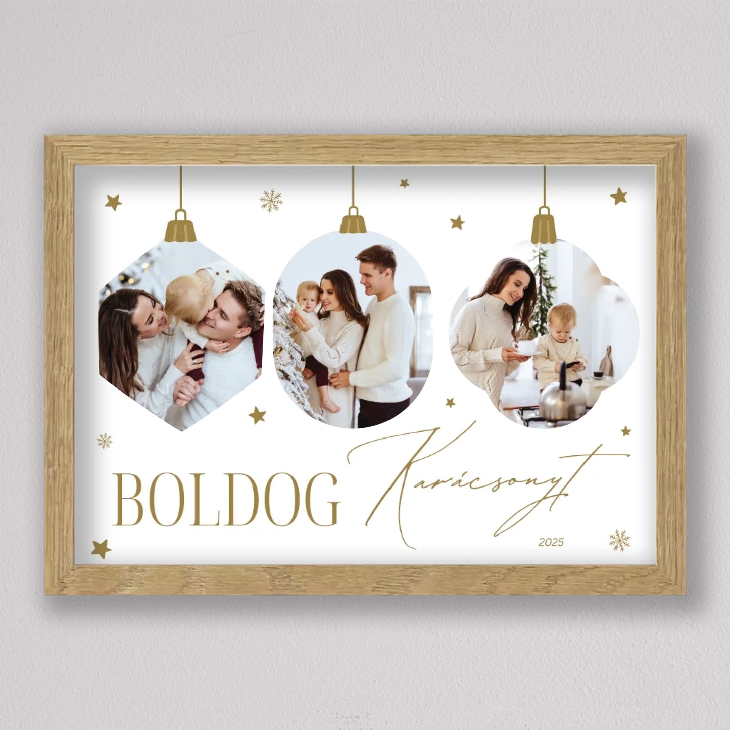 Ünnepi Ragyogás – 3 Képes Karácsonyi Kollázs