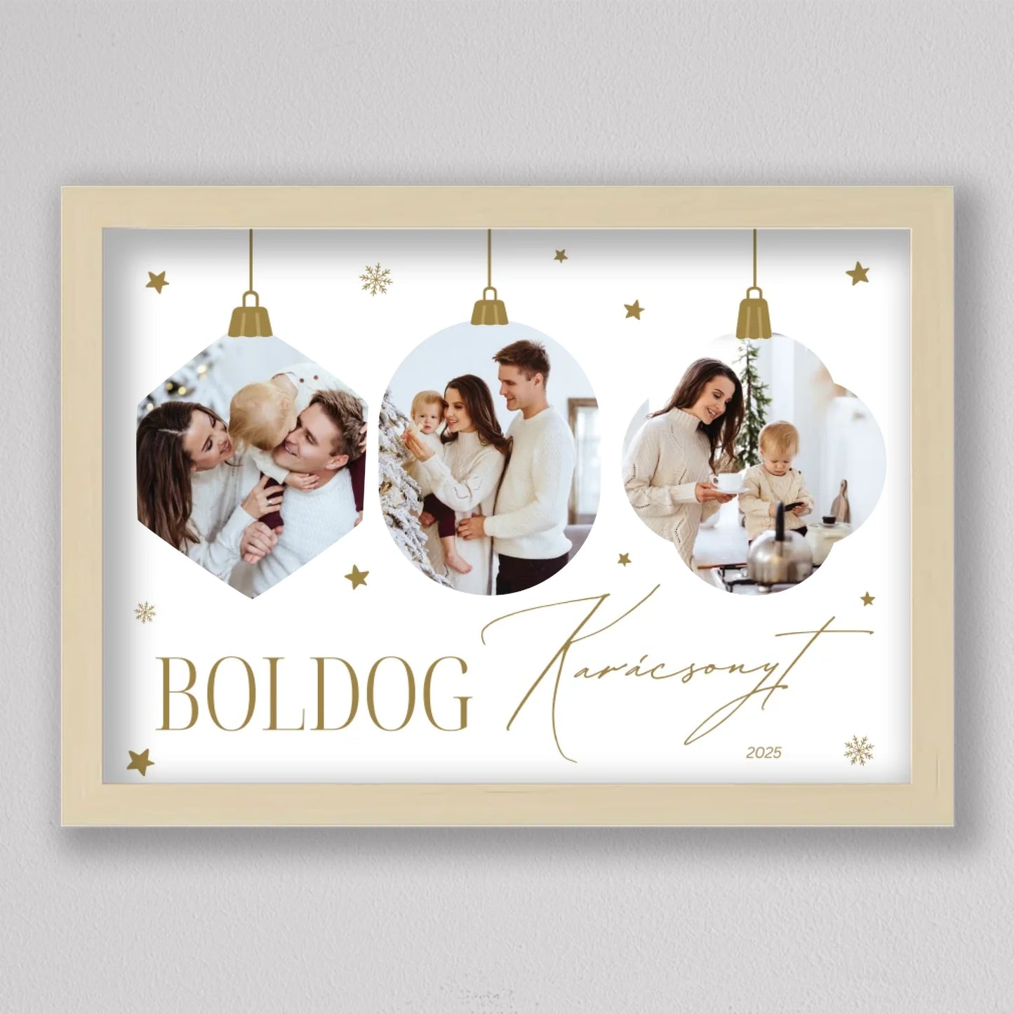 Ünnepi Ragyogás – 3 Képes Karácsonyi Kollázs