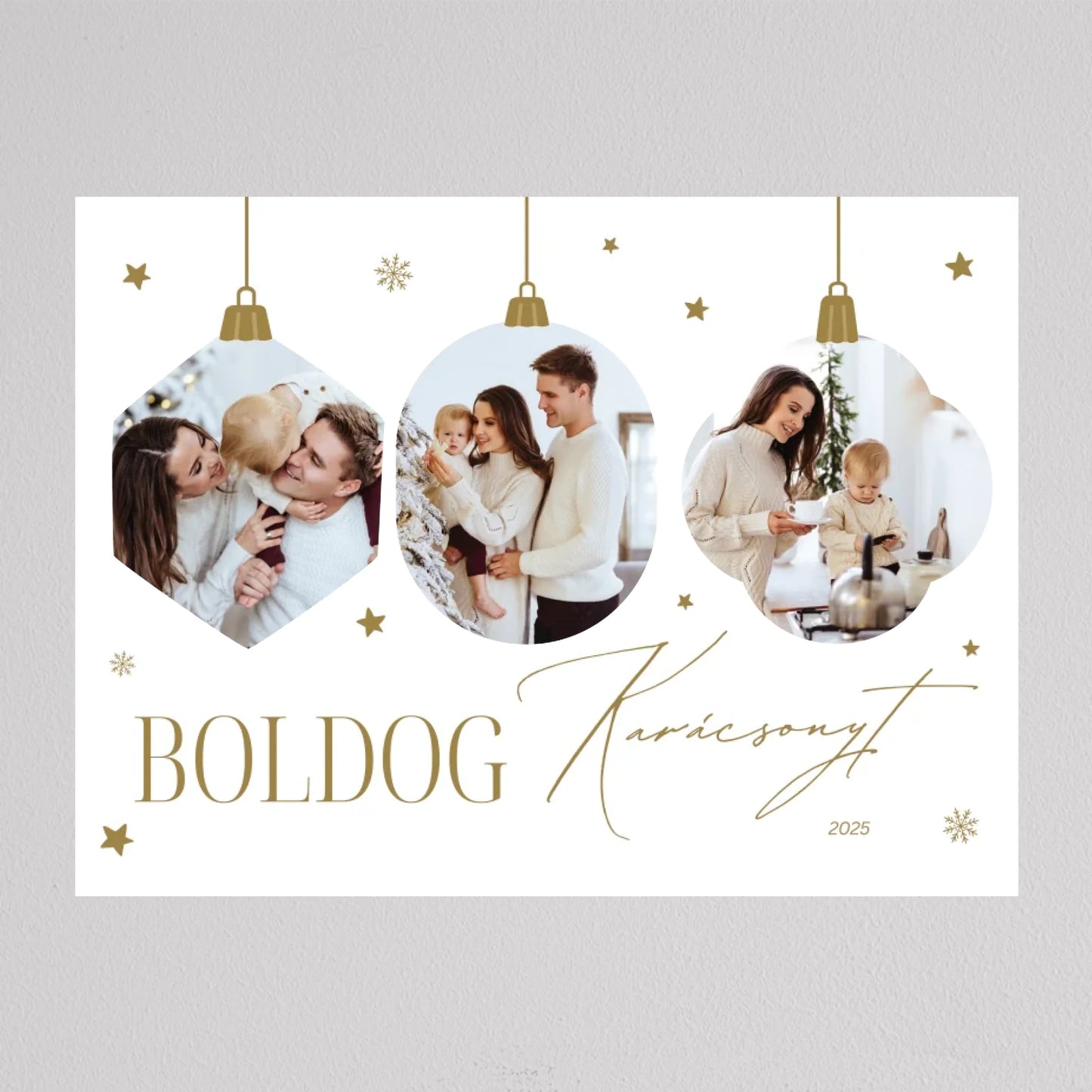 Ünnepi Ragyogás – 3 Képes Karácsonyi Kollázs