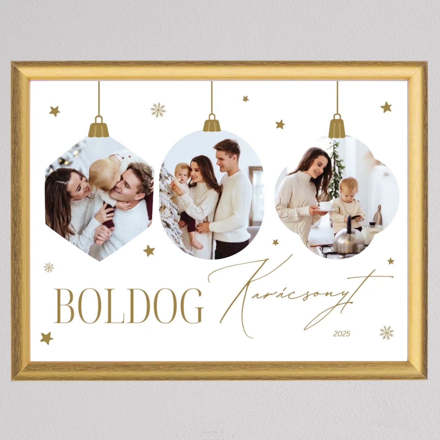 Ünnepi Ragyogás – 3 Képes Karácsonyi Kollázs