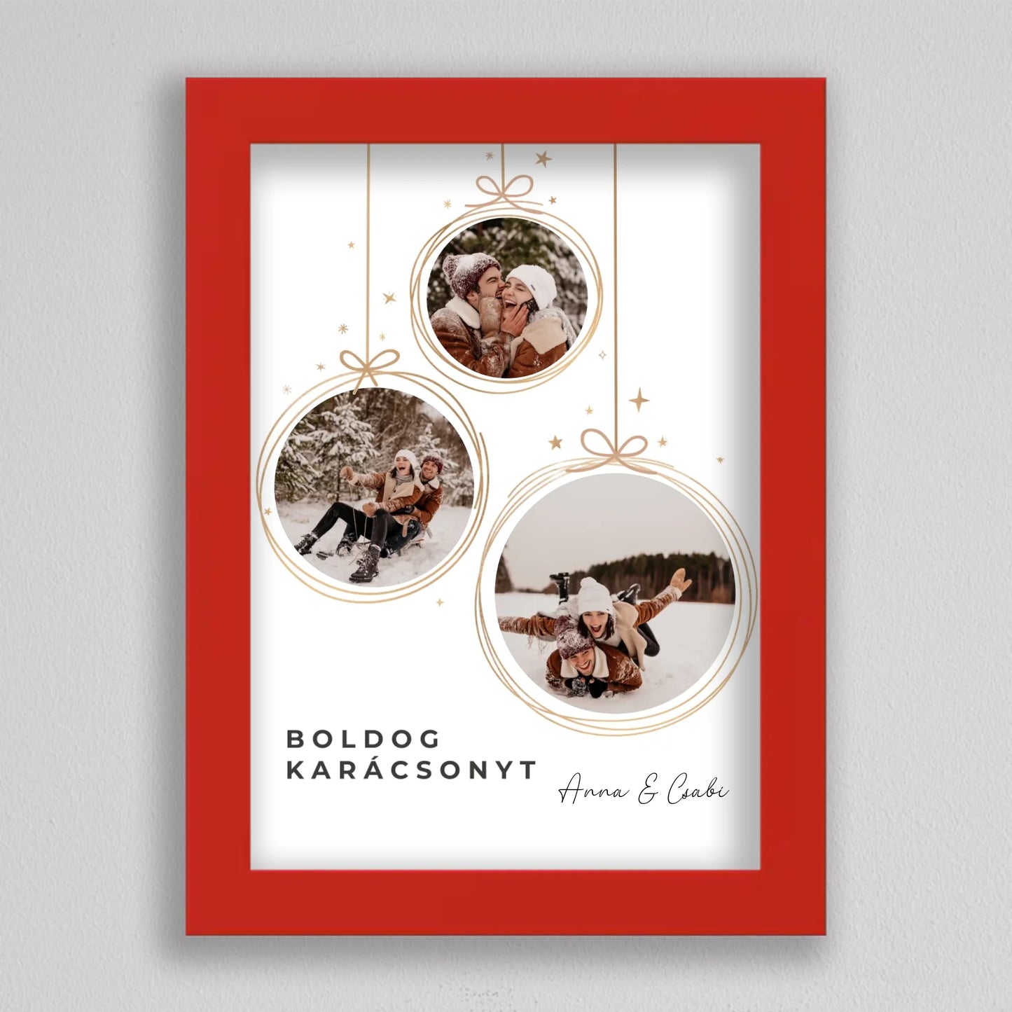 Karácsonyi Díszvarázs – Egyedi Fotókollázs