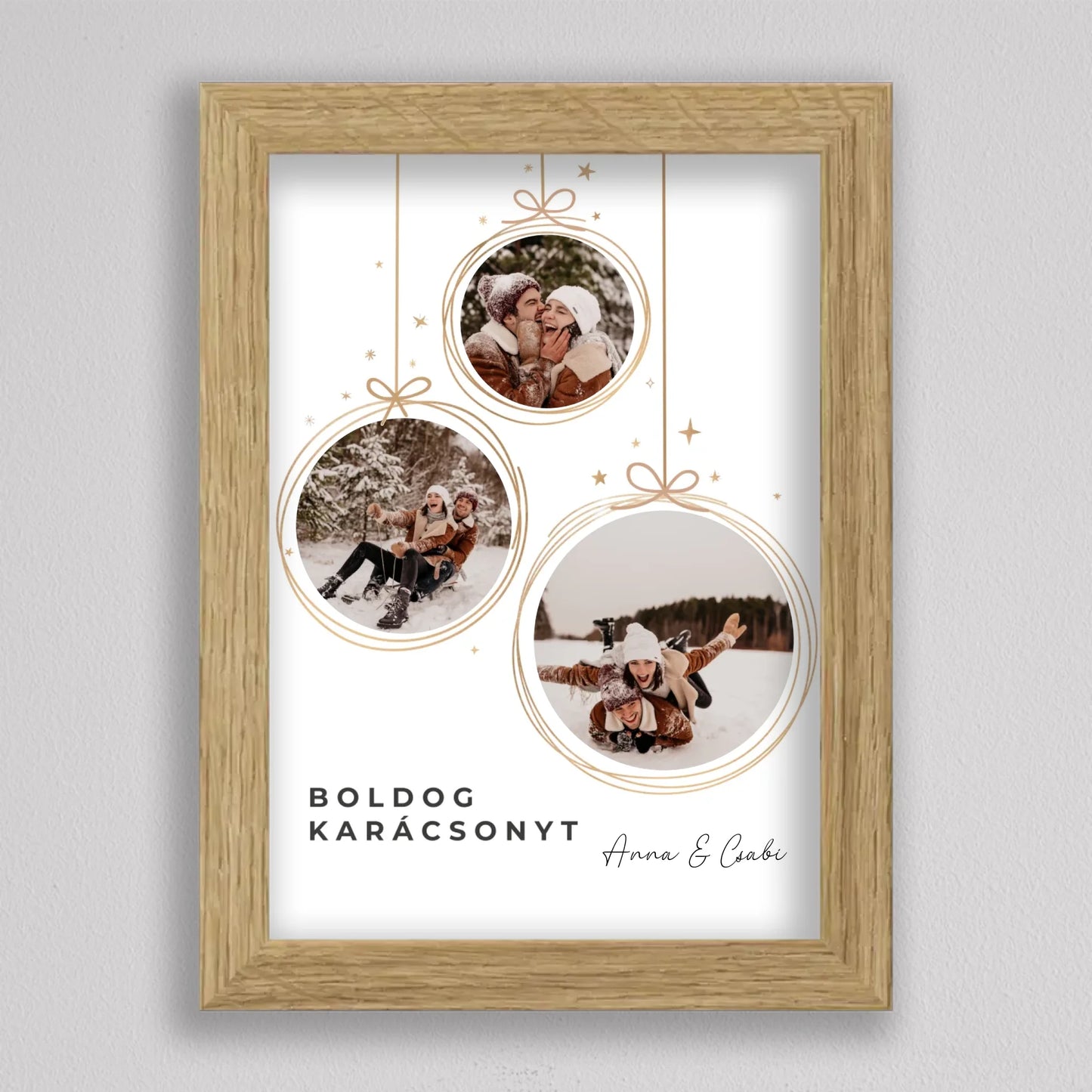 Karácsonyi Díszvarázs – Egyedi Fotókollázs