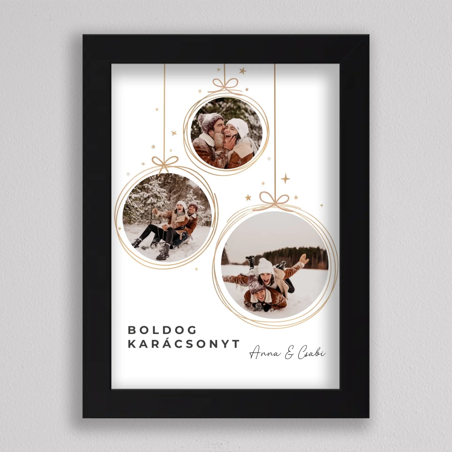 Karácsonyi Díszvarázs – Egyedi Fotókollázs