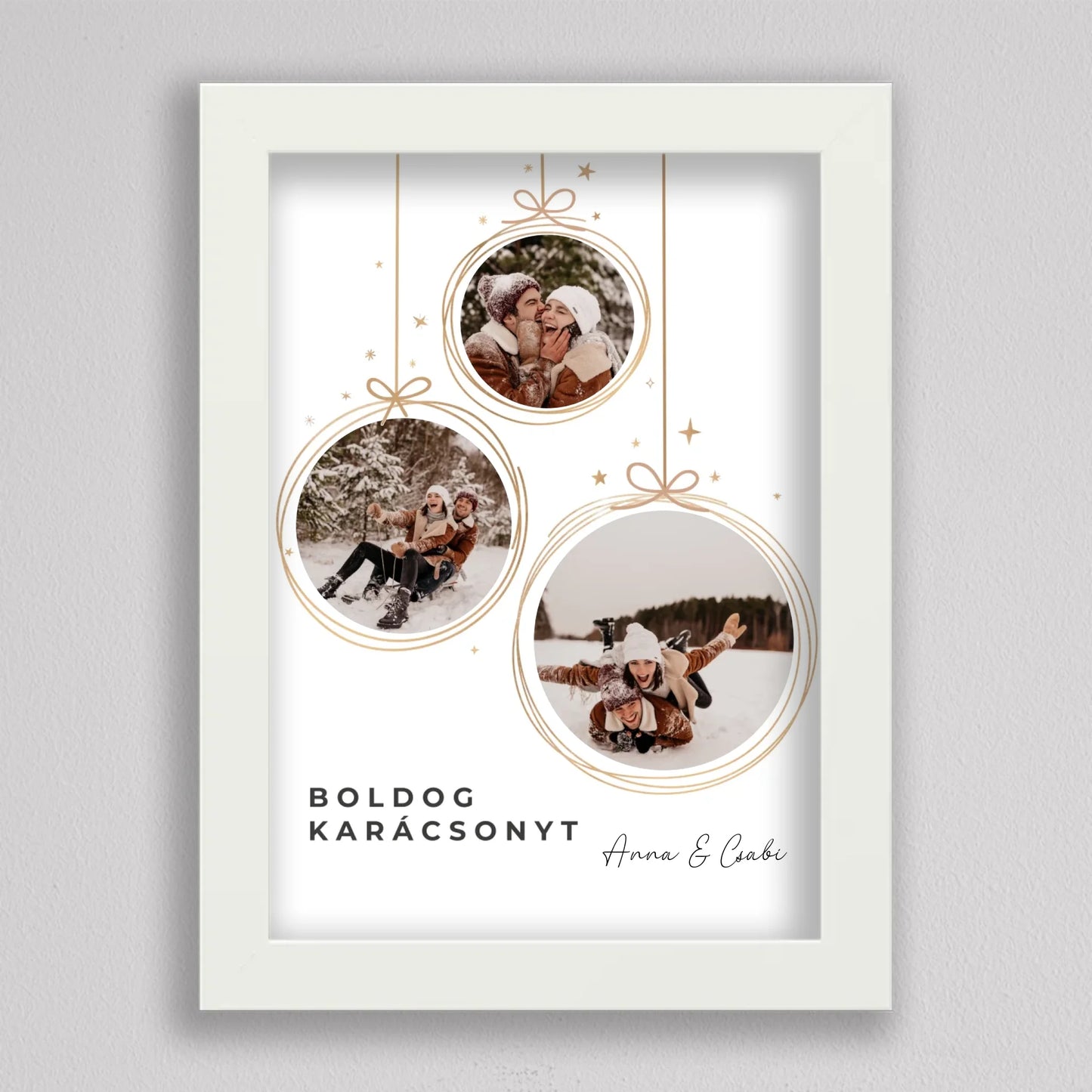 Karácsonyi Díszvarázs – Egyedi Fotókollázs
