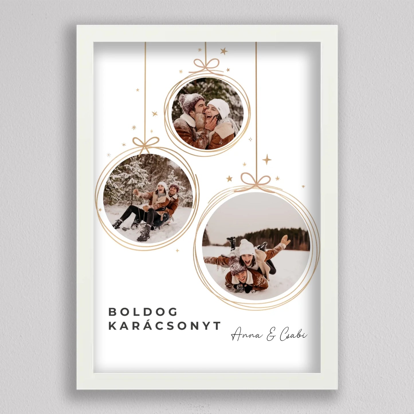 Karácsonyi Díszvarázs – Egyedi Fotókollázs