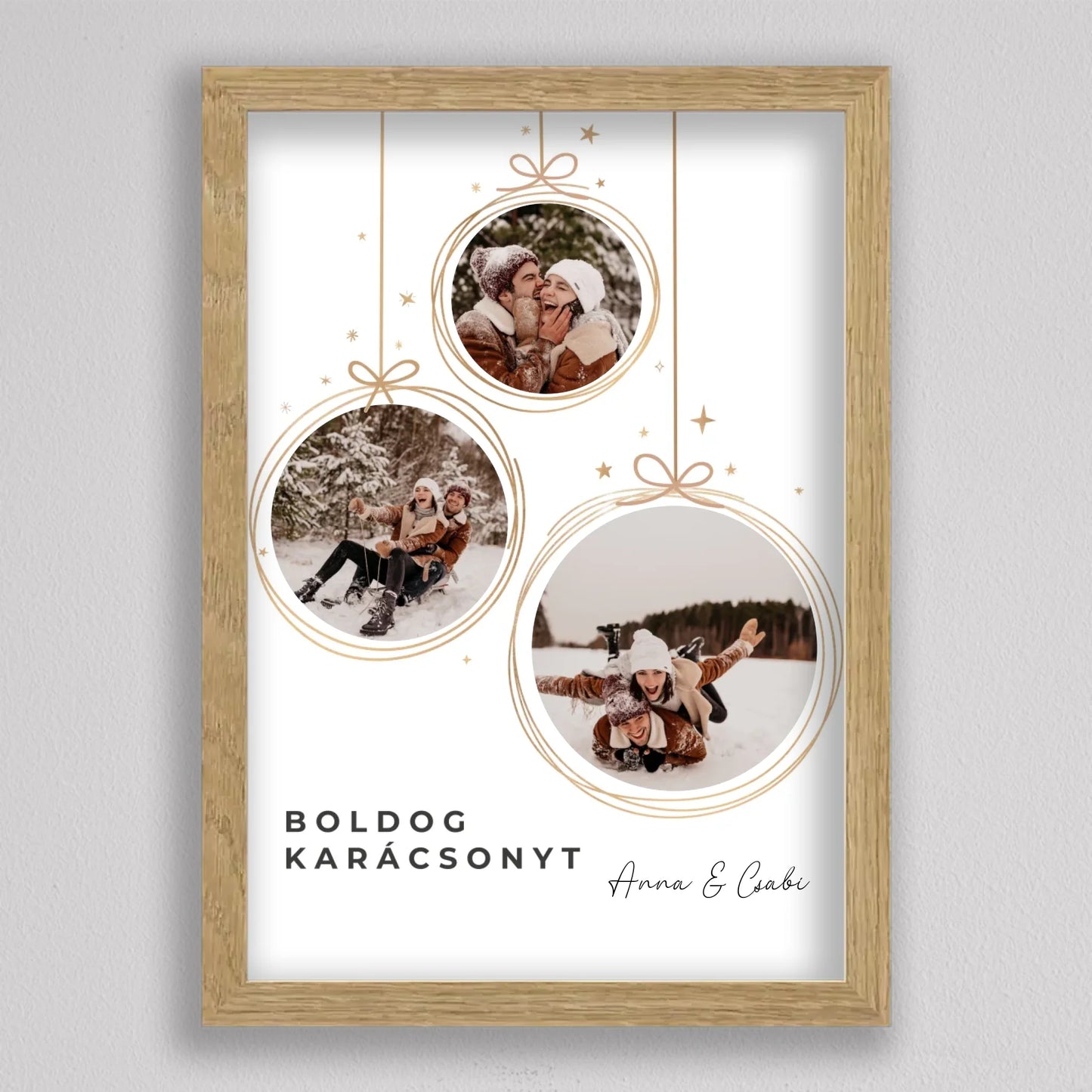 Karácsonyi Díszvarázs – Egyedi Fotókollázs
