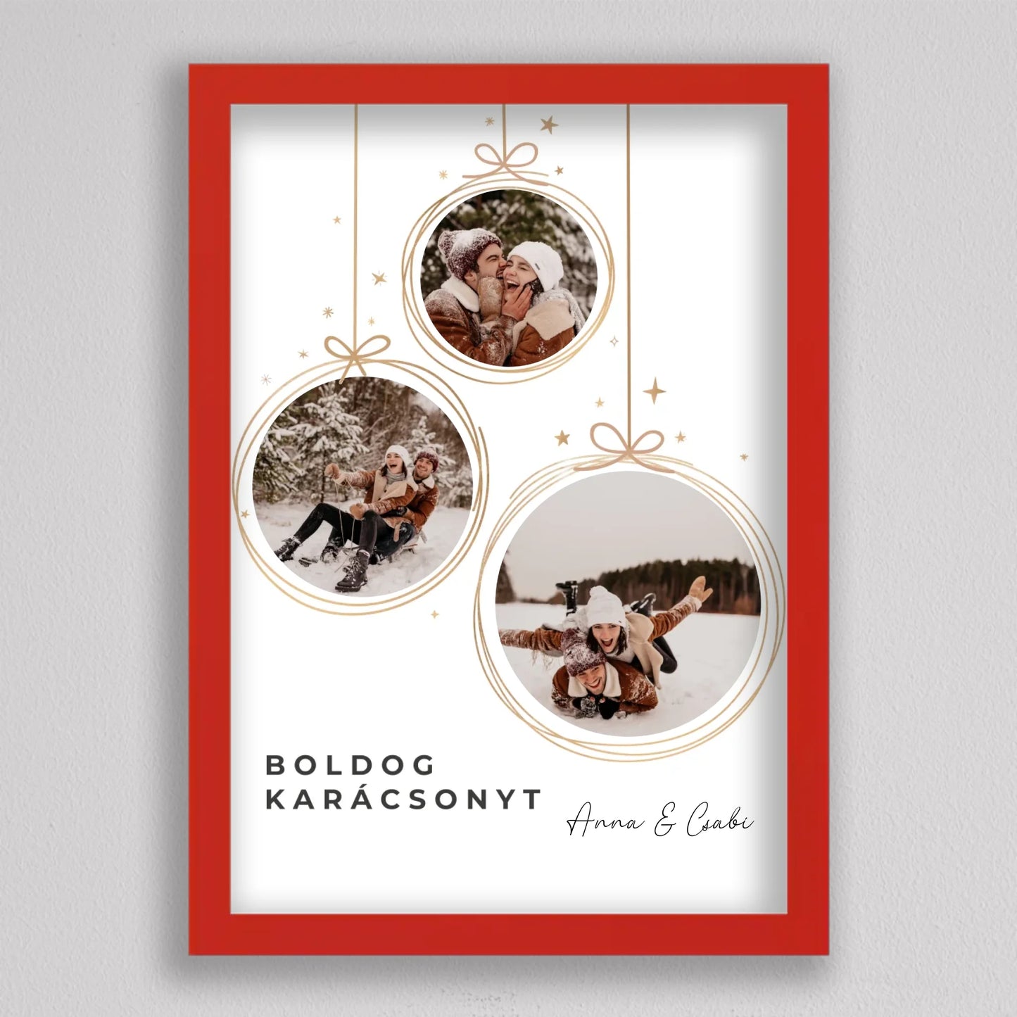 Karácsonyi Díszvarázs – Egyedi Fotókollázs