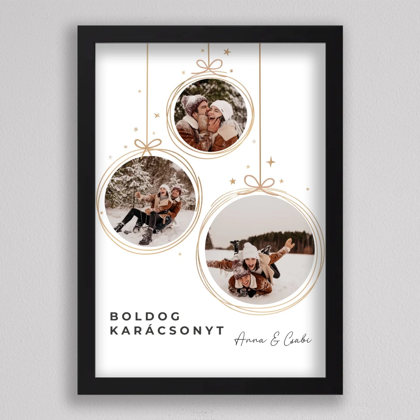 Karácsonyi Díszvarázs – Egyedi Fotókollázs