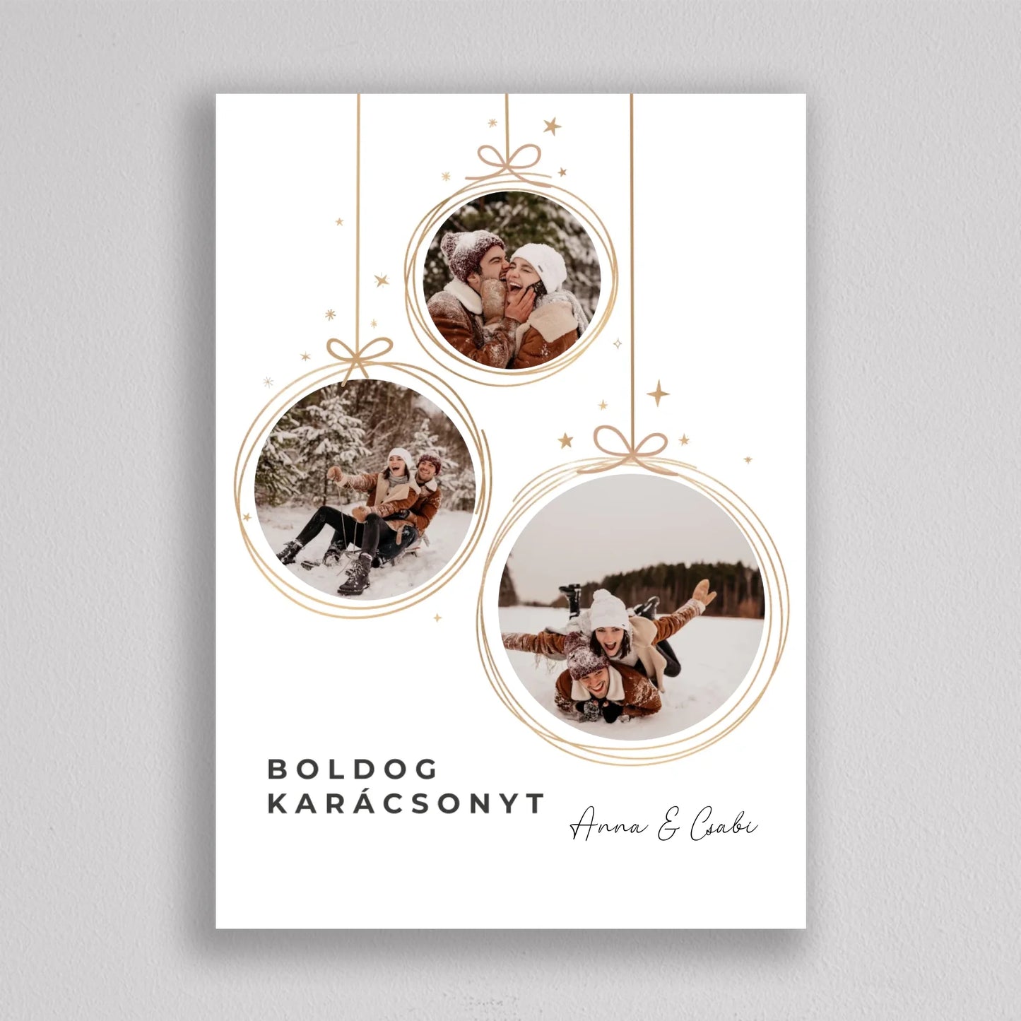 Karácsonyi Díszvarázs – Egyedi Fotókollázs