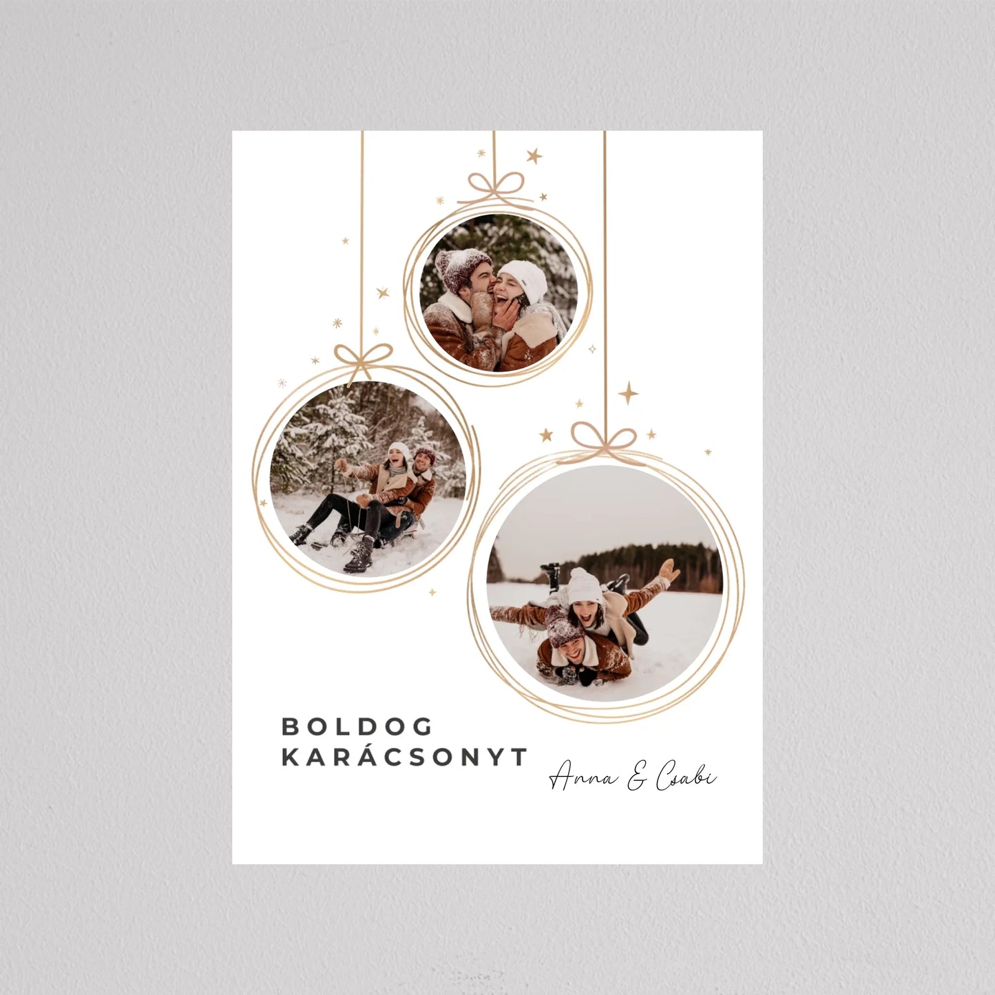 Karácsonyi Díszvarázs – Egyedi Fotókollázs