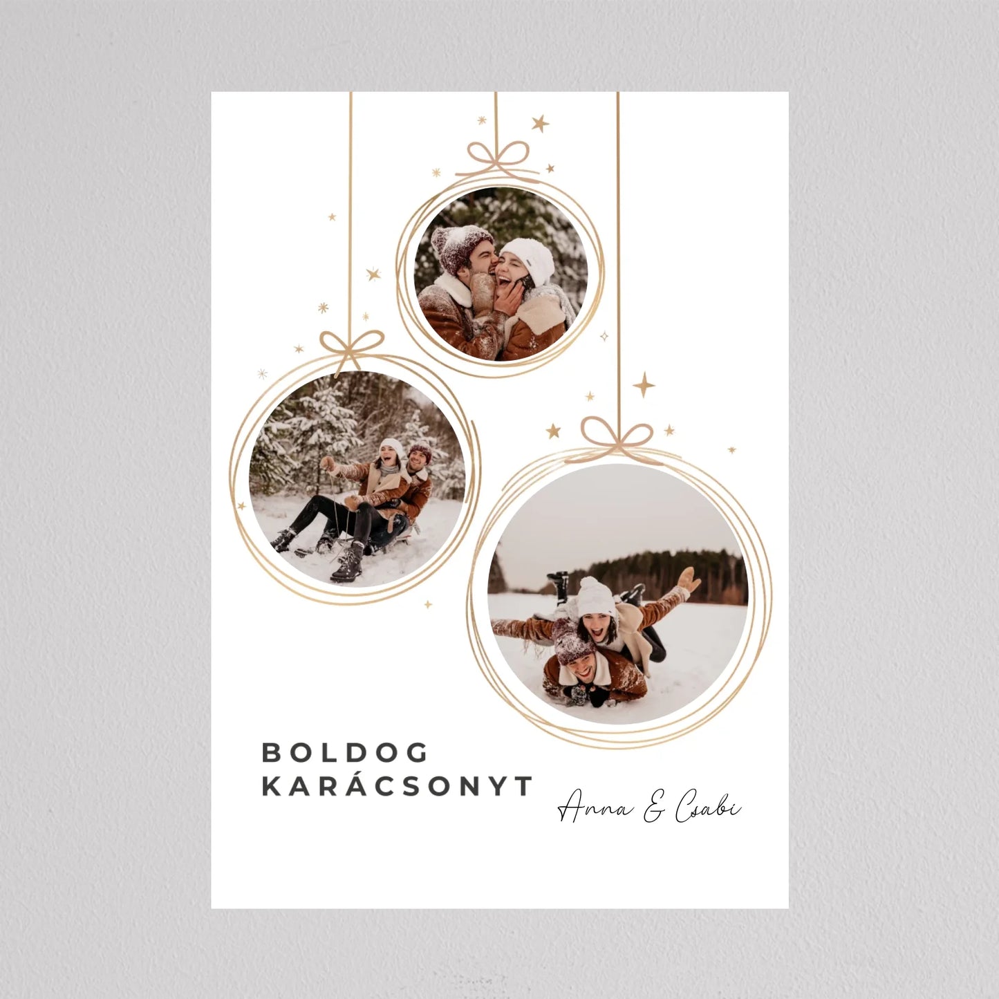 Karácsonyi Díszvarázs – Egyedi Fotókollázs