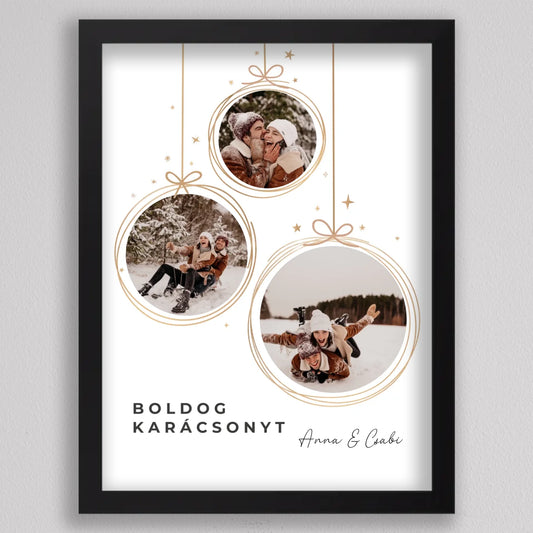 Karácsonyi Díszvarázs – Egyedi Fotókollázs