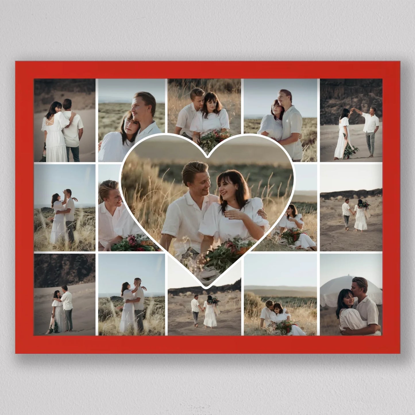 Szívünk Története – 15 Képes Valentin-napi Fotókollázs