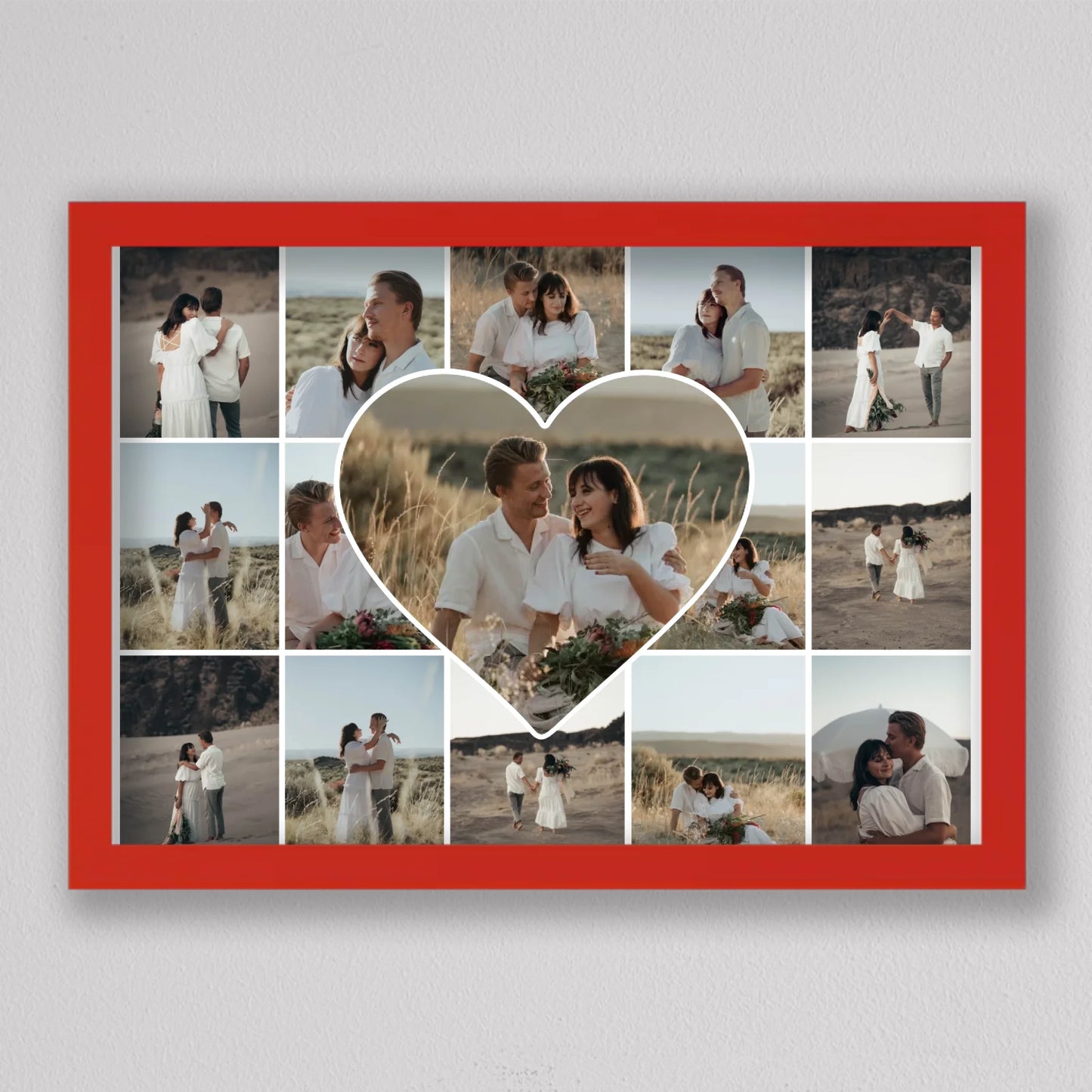 Szívünk Története – 15 Képes Valentin-napi Fotókollázs