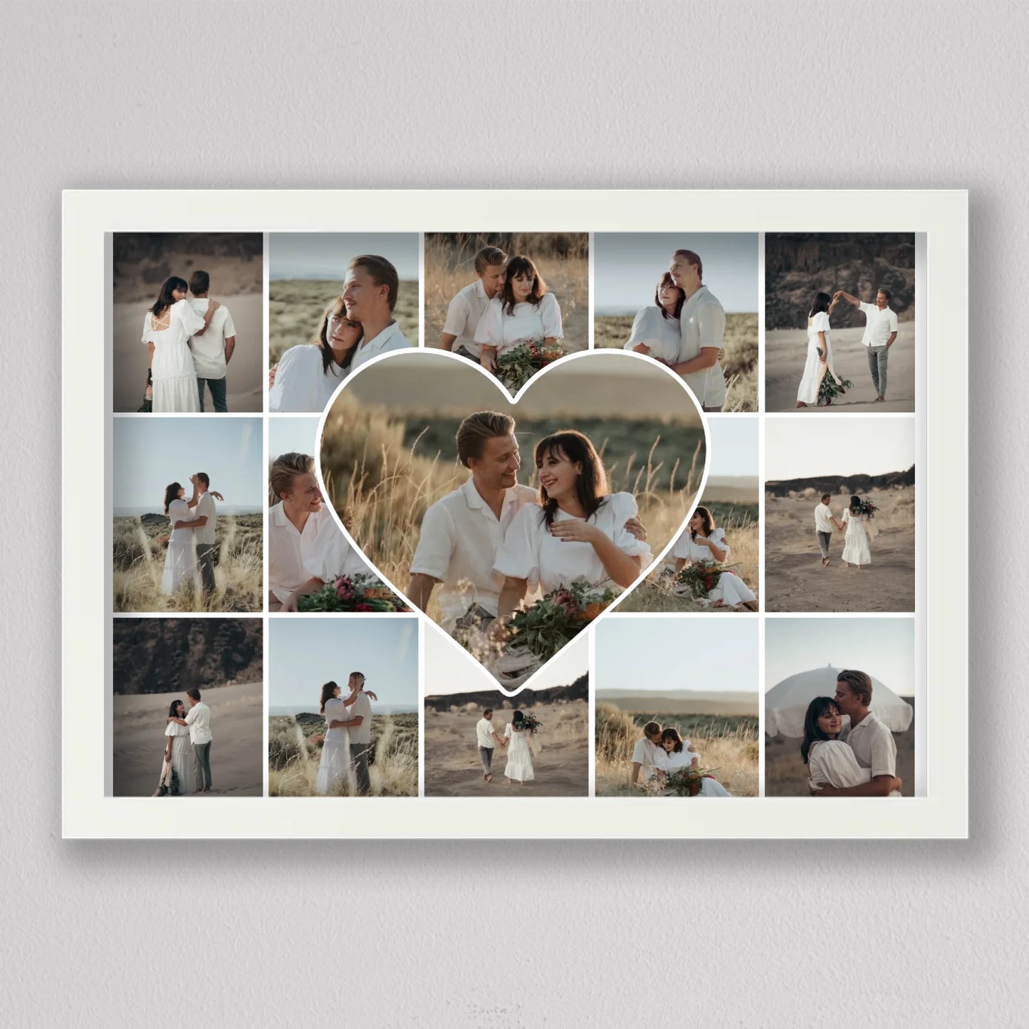 Szívünk Története – 15 Képes Valentin-napi Fotókollázs