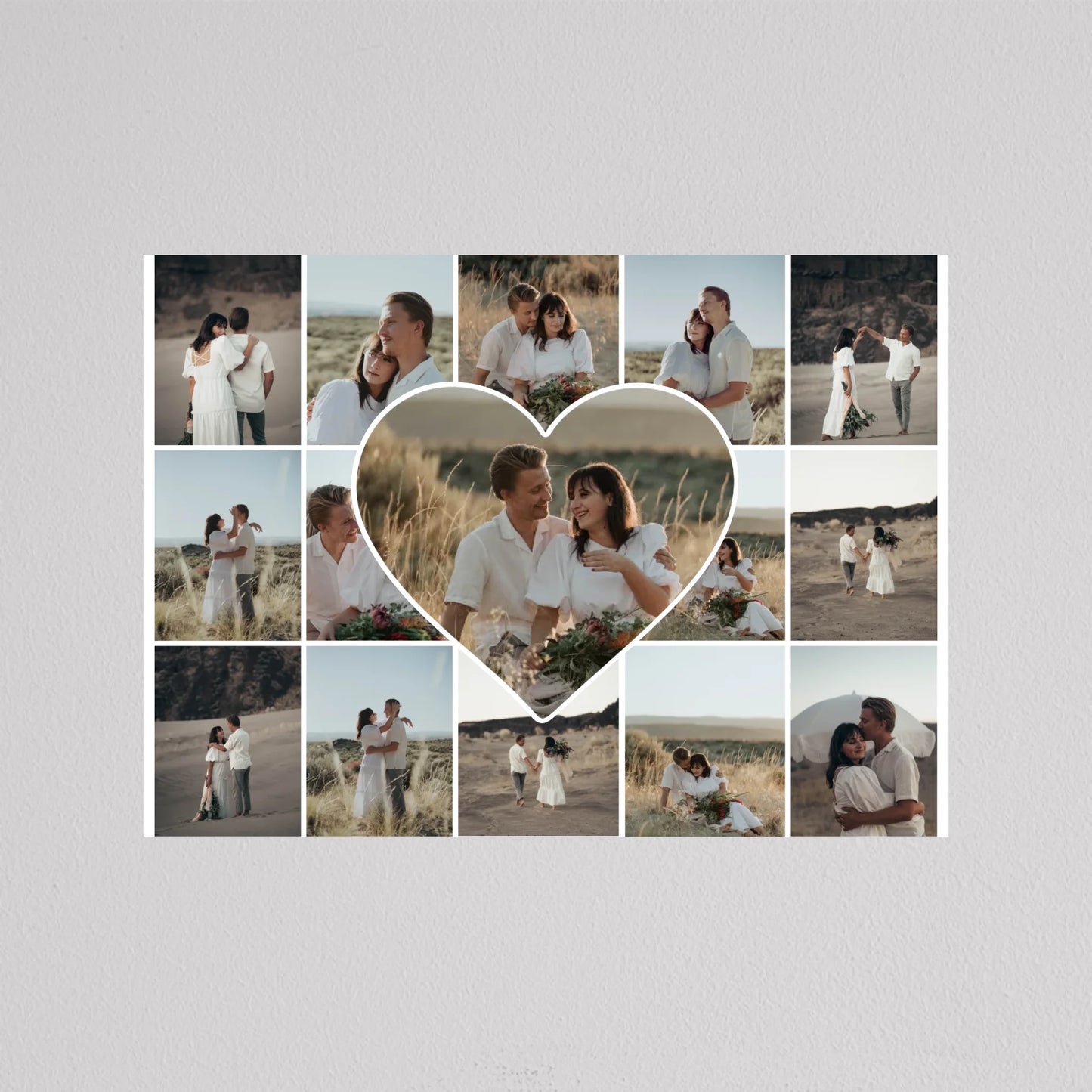 Szívünk Története – 15 Képes Valentin-napi Fotókollázs