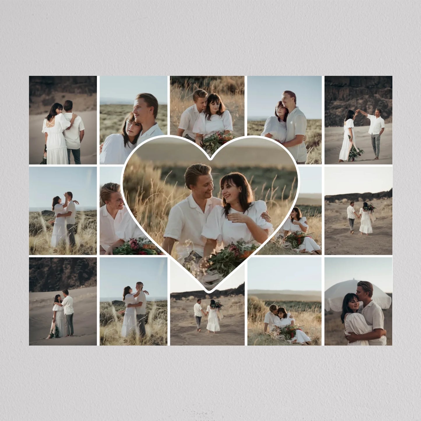 Szívünk Története – 15 Képes Valentin-napi Fotókollázs