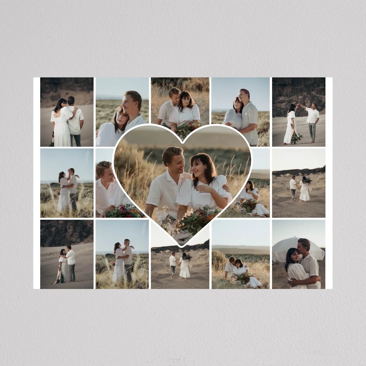 Szívünk Története – 15 Képes Valentin-napi Fotókollázs