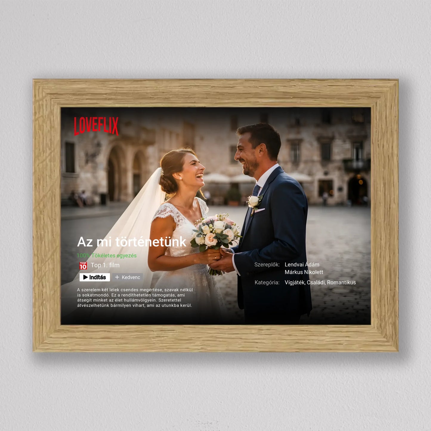 Saját Netflix film poszter, fotó kollázs