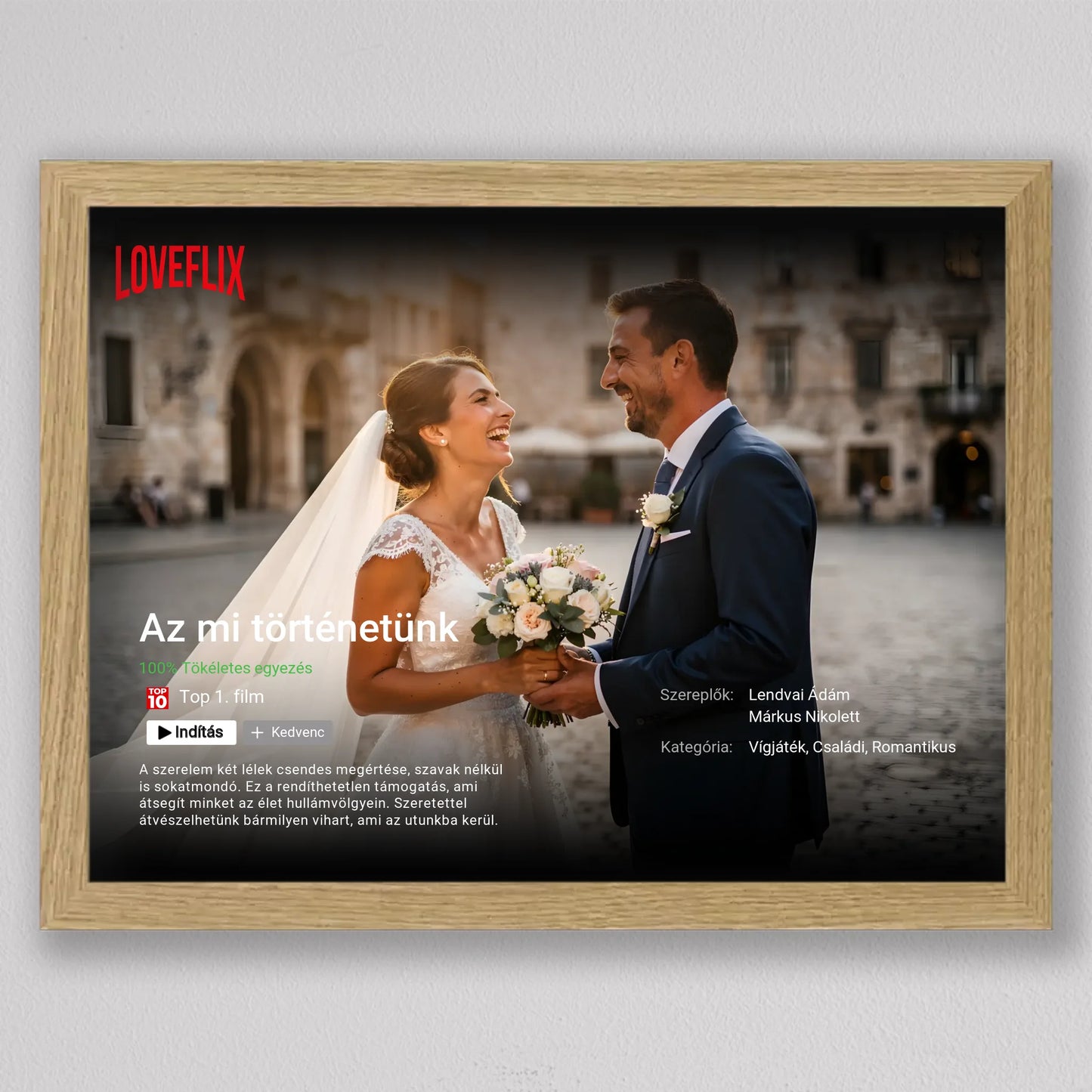 Saját Netflix film poszter, fotó kollázs