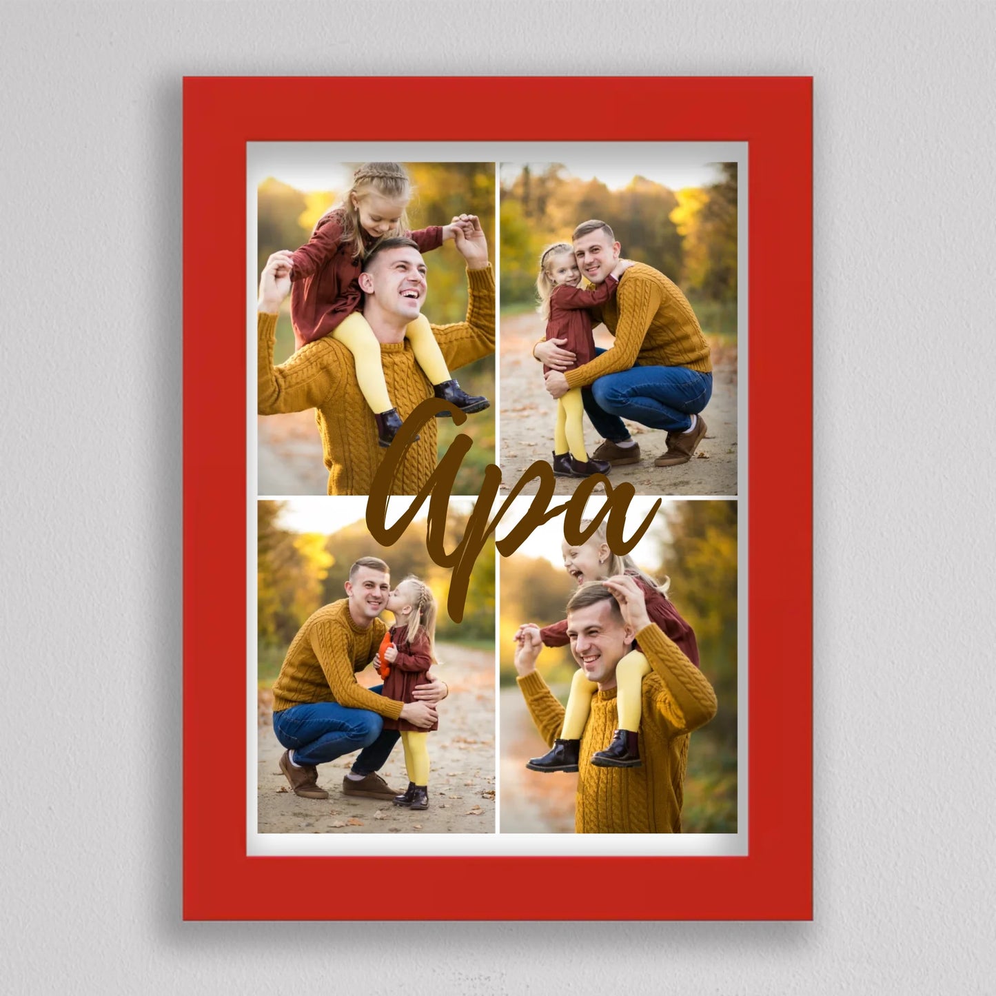 Szeretlek apa 🥰 - Apák napi fotókollázs