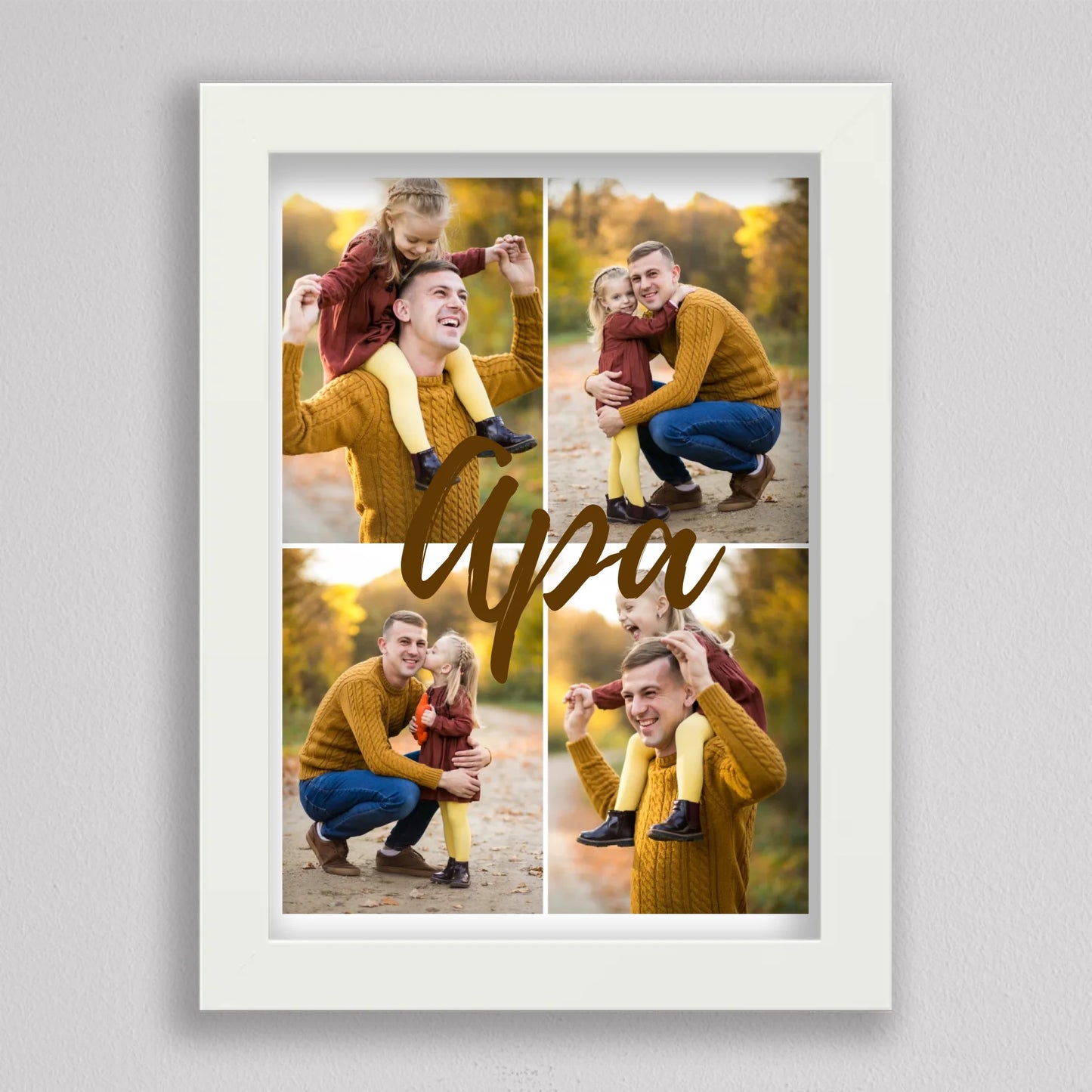 Szeretlek apa 🥰 - Apák napi fotókollázs