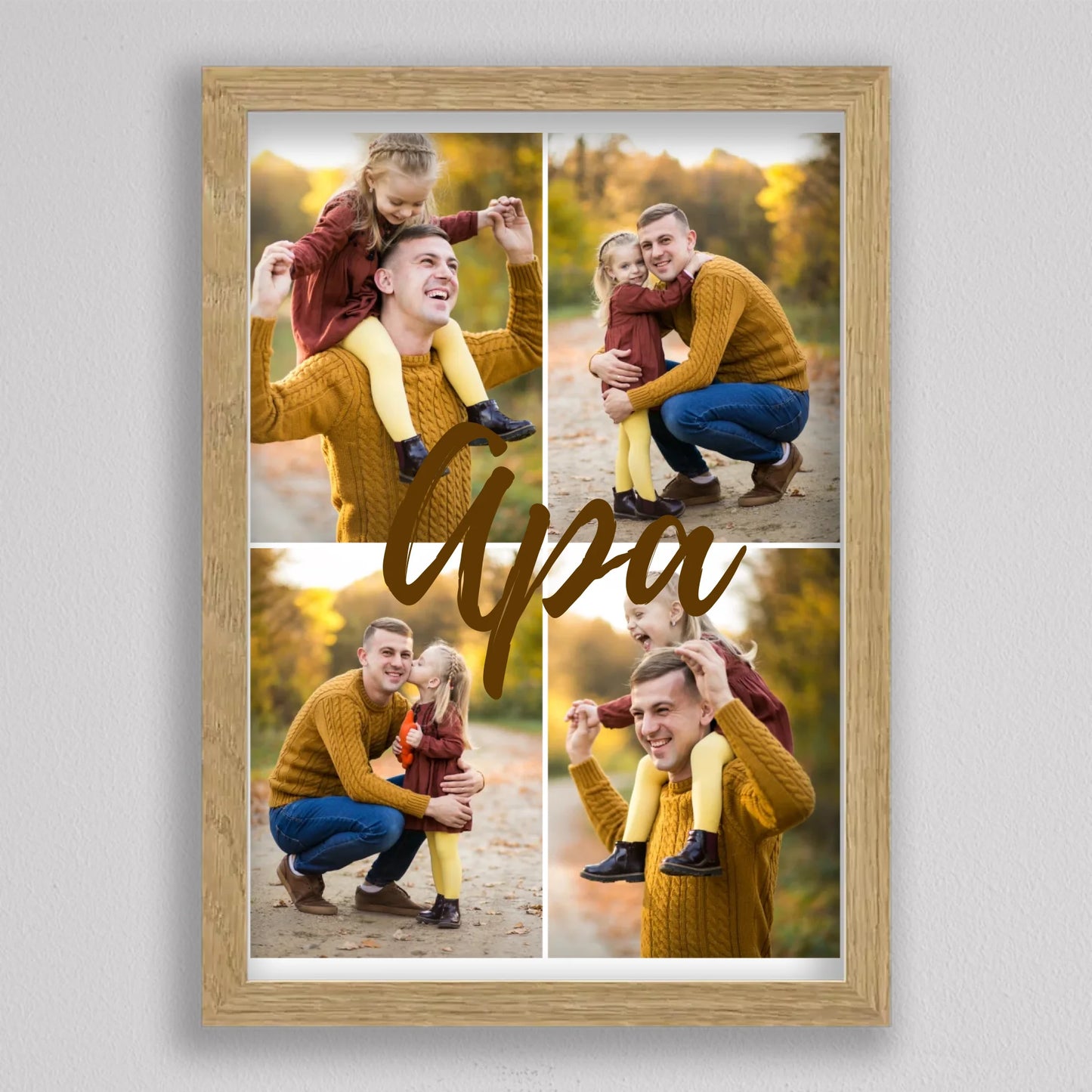 Szeretlek apa 🥰 - Apák napi fotókollázs