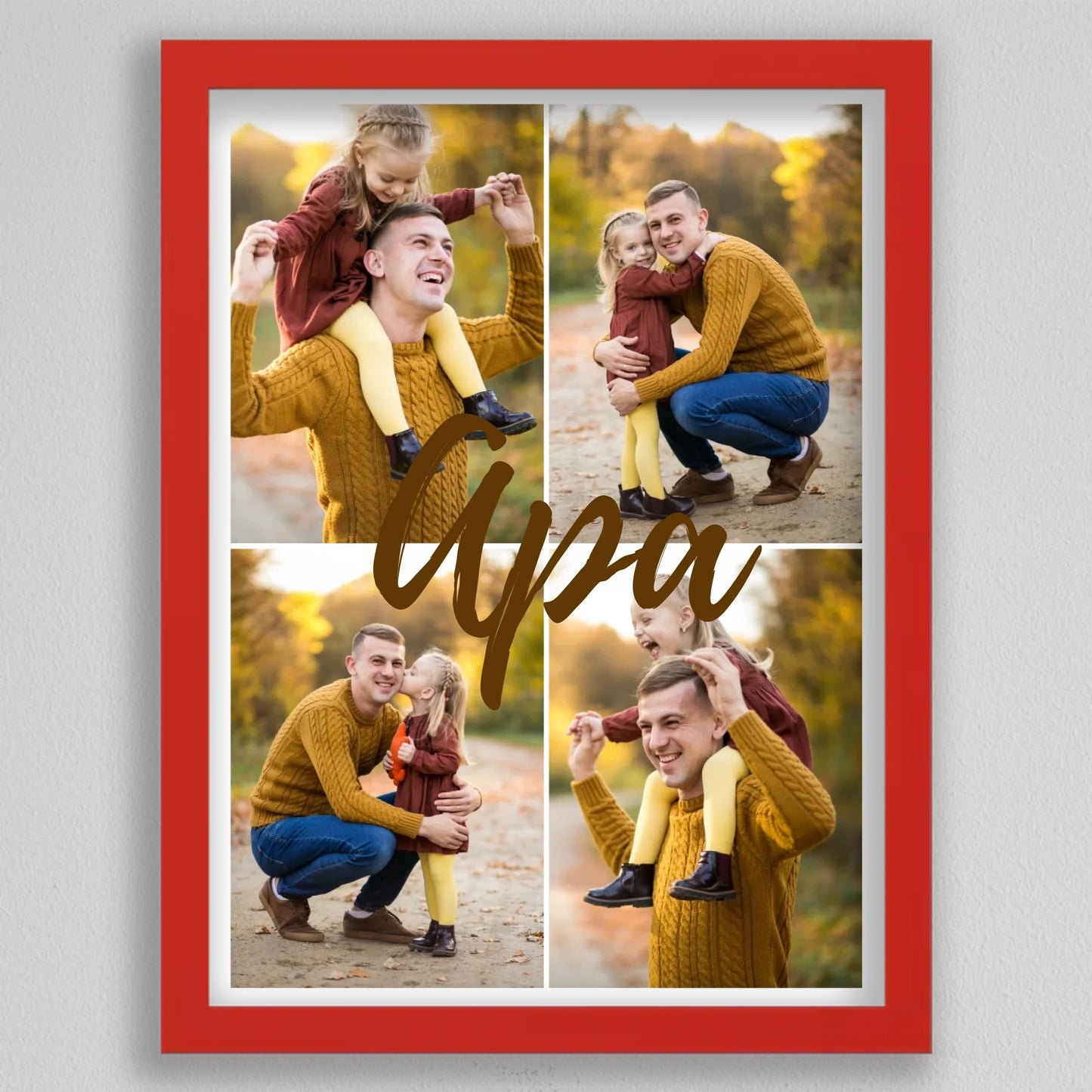 Szeretlek apa 🥰 - Apák napi fotókollázs