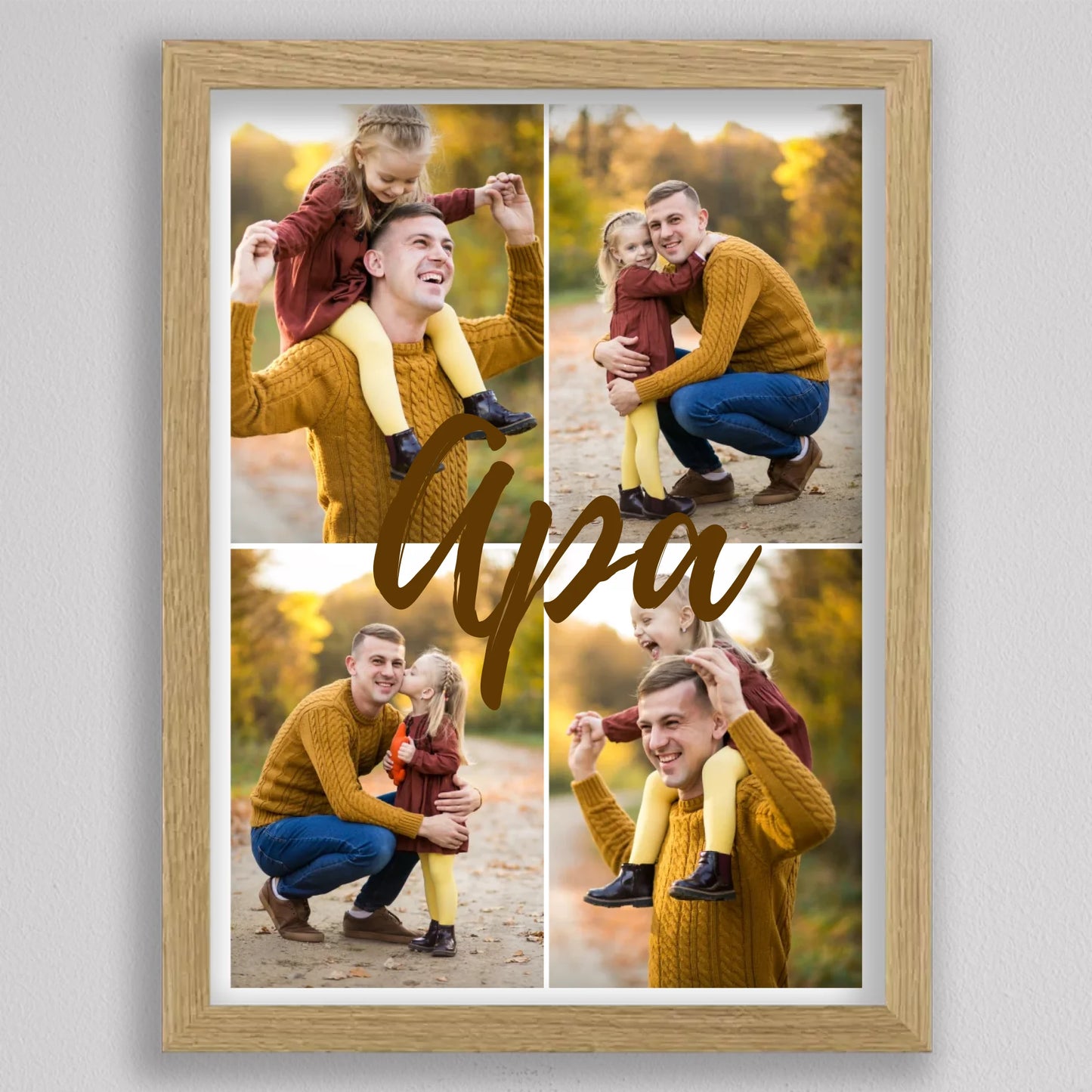 Szeretlek apa 🥰 - Apák napi fotókollázs