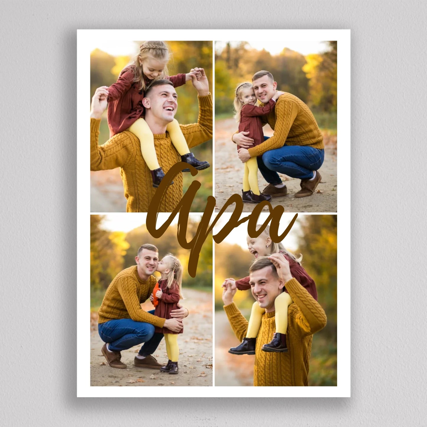 Szeretlek apa 🥰 - Apák napi fotókollázs