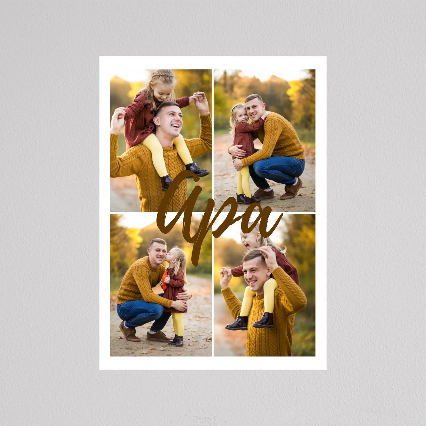 Szeretlek apa 🥰 - Apák napi fotókollázs