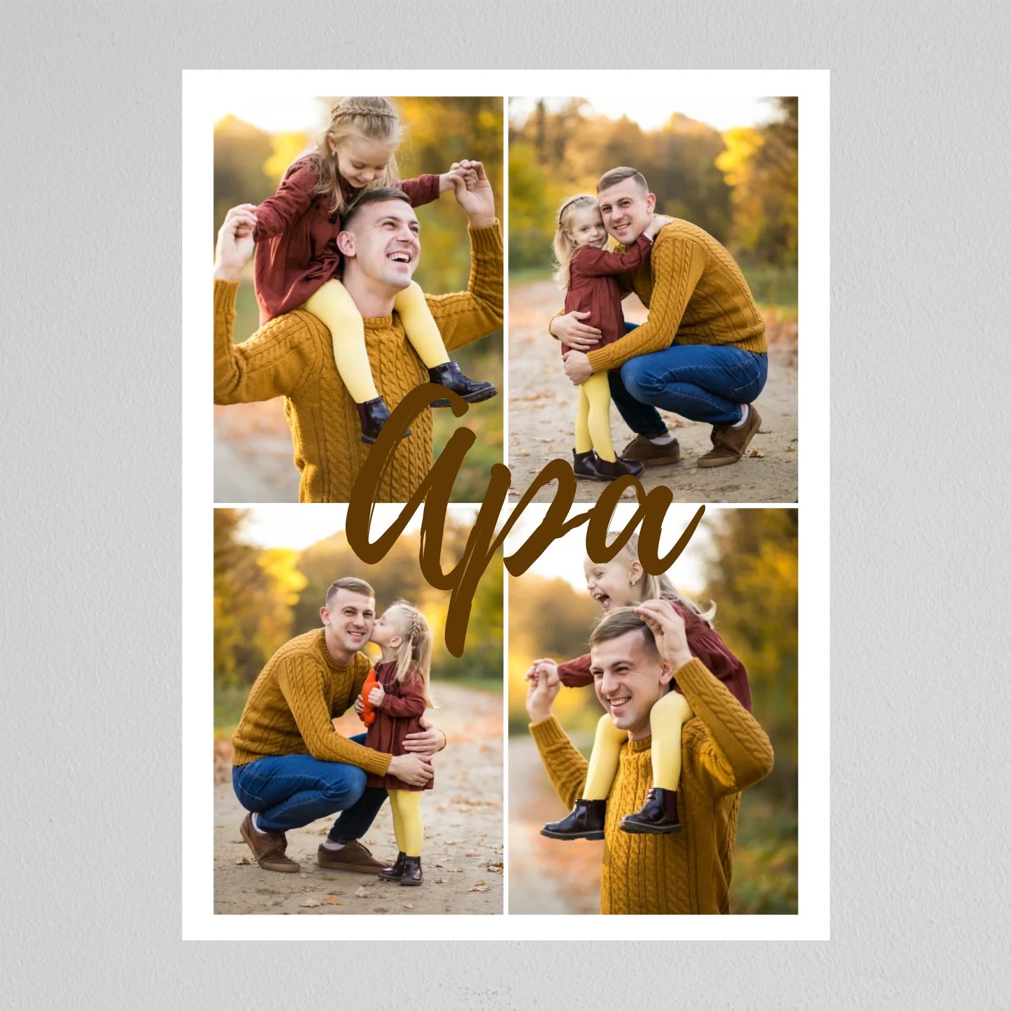 Szeretlek apa 🥰 - Apák napi fotókollázs