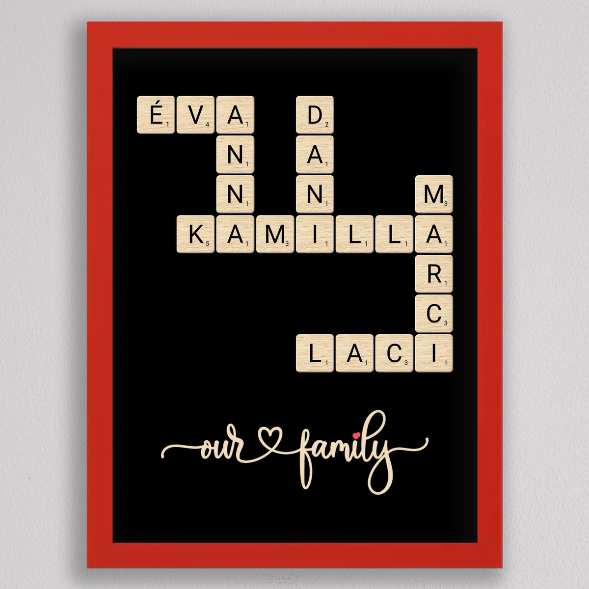 Családi Scrabble, szókirakó #3