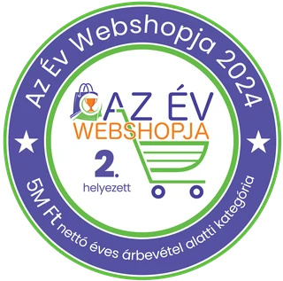 Az Év Webshopja 2024 verseny, 2. helyezett a kategóriájában jelvény, Kreatív Kollázs